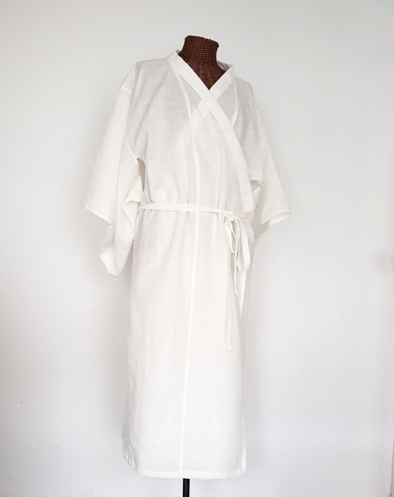 kimono en lino
