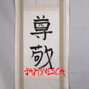 pergamino kakemono respeto